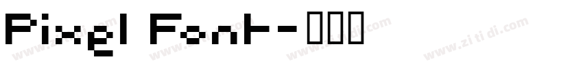 Pixel Font字体转换